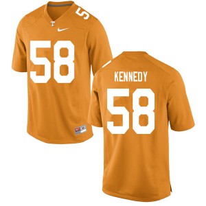 Men Tennessee Volunteers Brandon Kennedy #58 Orange Football Jersey 204153-153
