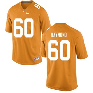 Men Tennessee Volunteers Michael Raymond #60 Embroidery Orange Jerseys 815143-566