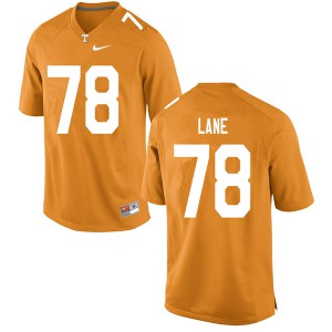 Men Tennessee Volunteers Ollie Lane #78 Football Orange Jerseys 422342-842