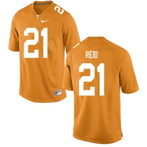Men's Tennessee Volunteers Shanon Reid #21 Orange Football Jerseys 108053-965