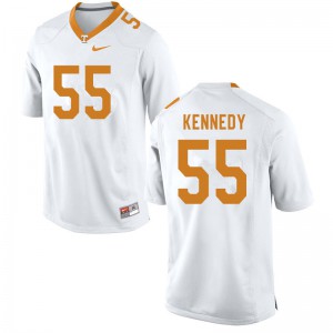 Mens Tennessee Volunteers Brandon Kennedy #55 NCAA White Jerseys 104211-942