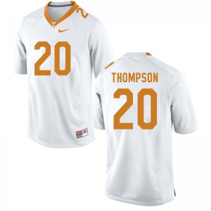 Men's Tennessee Volunteers Bryce Thompson #20 Player White Jerseys 623488-557
