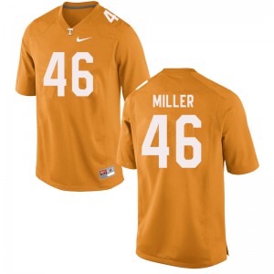 Mens Tennessee Volunteers Cameron Miller #46 Orange Official Jerseys 116585-668