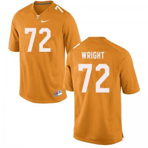 Men's Tennessee Volunteers Darnell Wright #72 Official Orange Jersey 855132-489