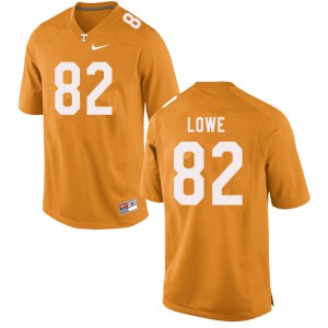 Mens Tennessee Volunteers Jackson Lowe #82 Orange NCAA Jerseys 367232-942
