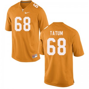 Men's Tennessee Volunteers Marcus Tatum #68 Orange NCAA Jersey 907602-326
