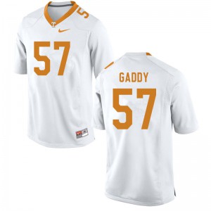 Men's Tennessee Volunteers Nyles Gaddy #57 NCAA White Jerseys 971450-579