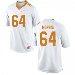 Men Tennessee Volunteers Wanya Morris #64 White Player Jerseys 277444-605
