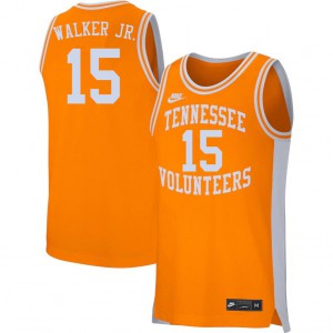 Men's Tennessee Volunteers Corey Walker Jr. #15 Embroidery Orange Jersey 727059-148