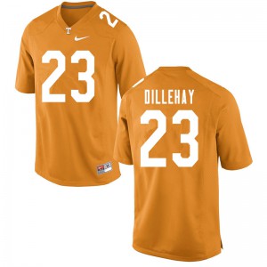 Men's Tennessee Volunteers Devon Dillehay #23 Player Orange Jerseys 138882-729