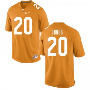 Men's Tennessee Volunteers Miles Jones #20 Alumni Orange Jerseys 937844-332