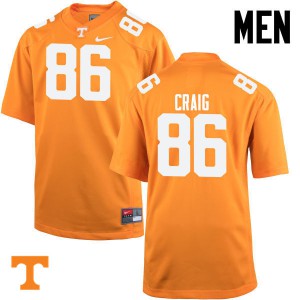 Men Tennessee Volunteers Andrew Craig #86 Orange NCAA Jersey 817335-653
