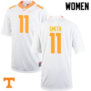 Womens Tennessee Volunteers Austin Smith #11 White Football Jerseys 258026-478