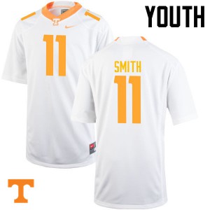 Youth Tennessee Volunteers Austin Smith #11 White NCAA Jerseys 793961-257