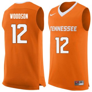 Mens Tennessee Volunteers Brad Woodson #12 NCAA Orange Jerseys 980224-364