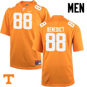 Men Tennessee Volunteers Brandon Benedict #88 Stitch Orange Jerseys 662557-682