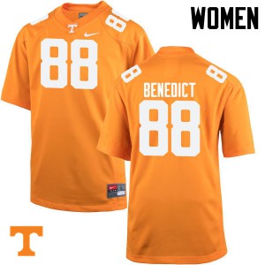 Women Tennessee Volunteers Brandon Benedict #88 Orange High School Jerseys 417430-983