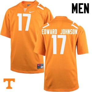 Men's Tennessee Volunteers Brandon Edward Johnson #17 Orange College Jerseys 454261-825