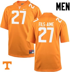 Men's Tennessee Volunteers Carlin Fils-Aime #27 Orange Embroidery Jerseys 569534-102