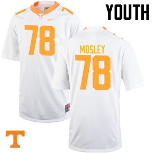 Youth Tennessee Volunteers Charles Mosley #78 High School White Jersey 770748-291