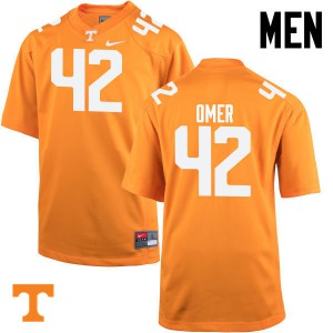 Men's Tennessee Volunteers Chip Omer #42 High School Orange Jerseys 259738-721