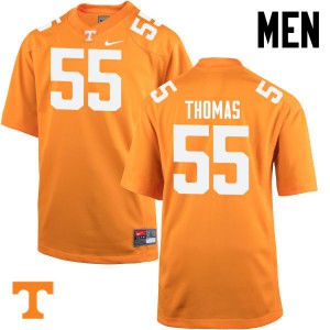 Men Tennessee Volunteers Coleman Thomas #55 College Orange Jerseys 252095-617