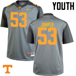 Youth Tennessee Volunteers Colton Jumper #53 Gray Player Jerseys 967959-224