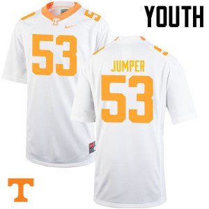 Youth Tennessee Volunteers Colton Jumper #53 Player White Jerseys 547579-541