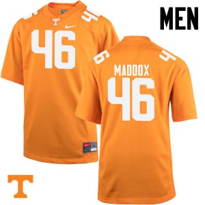 Men Tennessee Volunteers DaJour Maddox #46 Alumni Orange Jersey 540186-152