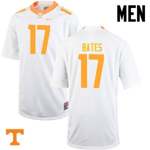 Mens Tennessee Volunteers Dillon Bates #17 White Player Jerseys 698037-993