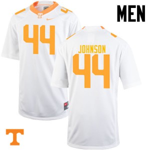 Men's Tennessee Volunteers Jakob Johnson #44 Stitched White Jersey 121812-516