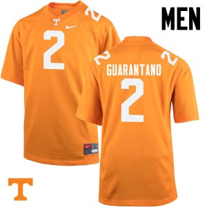 Men Tennessee Volunteers Jarrett Guarantano #2 Orange NCAA Jerseys 826466-285