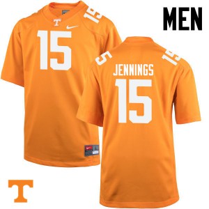 Men's Tennessee Volunteers Jauan Jennings #15 University Orange Jerseys 574548-460