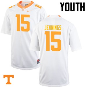 Youth Tennessee Volunteers Jauan Jennings #15 White Alumni Jerseys 240058-402