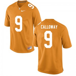 Men Tennessee Volunteers Jimmy Calloway #9 Orange Player Jersey 415096-980