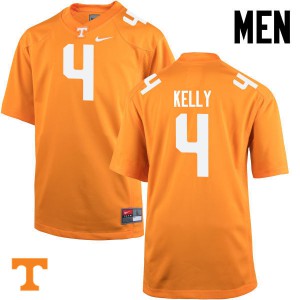 Men's Tennessee Volunteers John Kelly #4 Orange Embroidery Jerseys 585562-392