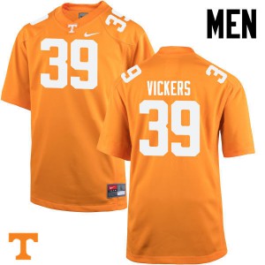 Men's Tennessee Volunteers Kendal Vickers #39 Football Orange Jersey 857721-759