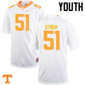 Youth Tennessee Volunteers Kenny Bynum #51 High School White Jersey 151319-670