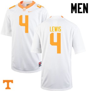 Men Tennessee Volunteers LaTroy Lewis #4 College White Jersey 689838-188