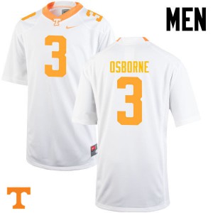 Men Tennessee Volunteers Marquill Osborne #3 Player White Jerseys 263523-348