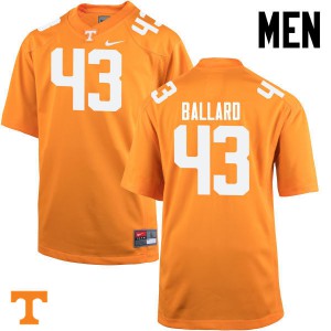 Men's Tennessee Volunteers Matt Ballard #43 NCAA Orange Jerseys 232052-296