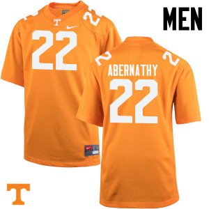 Men's Tennessee Volunteers Micah Abernathy #22 Player Orange Jerseys 122697-916