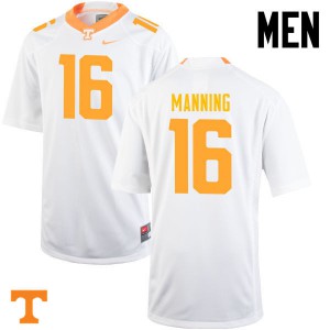 Men's Tennessee Volunteers Peyton Manning #16 White Stitched Jersey 770833-455