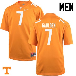 Men Tennessee Volunteers Rashaan Gaulden #7 Football Orange Jerseys 739144-845