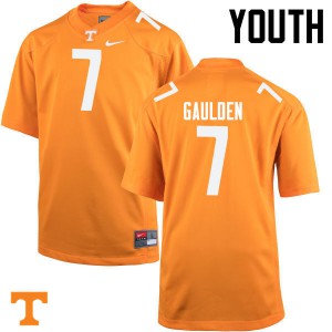 Youth Tennessee Volunteers Rashaan Gaulden #7 Orange College Jerseys 291907-144