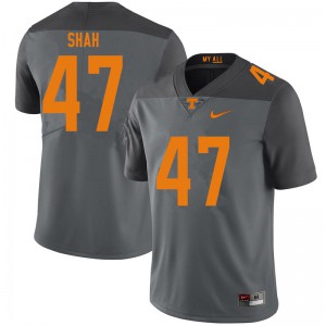 Mens Tennessee Volunteers Sayeed Shah #47 Gray Official Jersey 848120-596