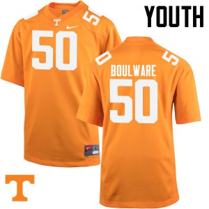 Youth Tennessee Volunteers Venzell Boulware #50 Orange College Jerseys 934625-101