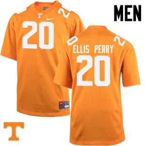 Men Tennessee Volunteers Vincent Ellis Perry #20 Orange Player Jerseys 235343-886