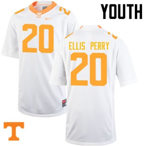 Youth Tennessee Volunteers Vincent Ellis Perry #20 White Alumni Jerseys 564851-445