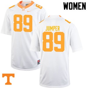Womens Tennessee Volunteers Will Jumper #89 Embroidery White Jersey 532770-181